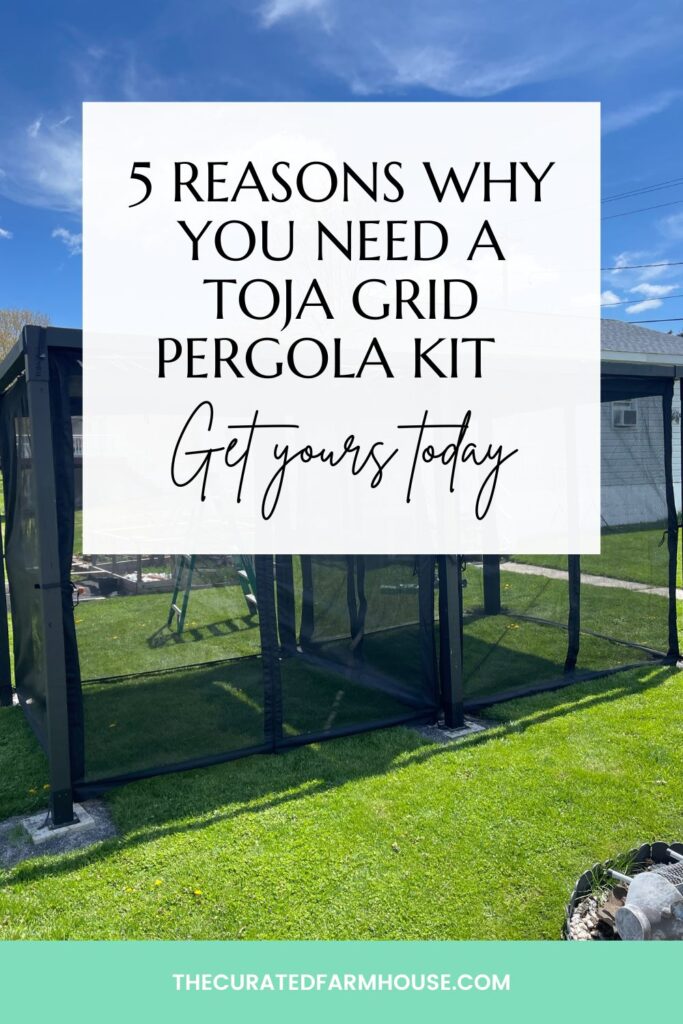 5 Reasons Why You Need A Toja Grid Pergola kit Pin 3