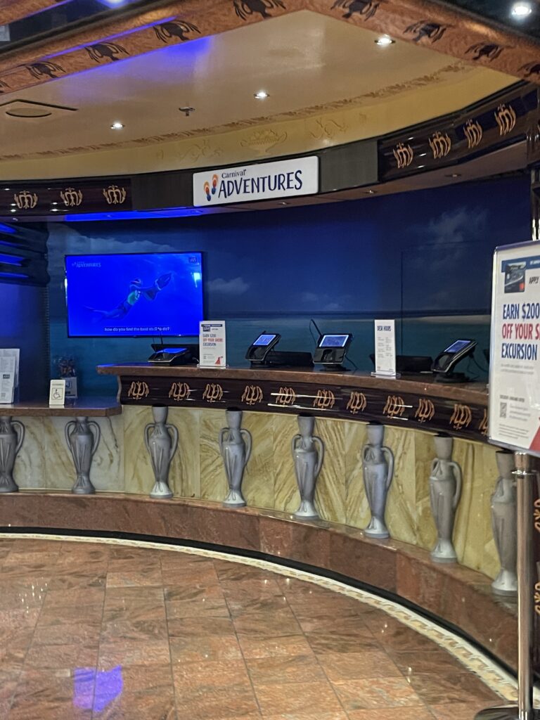 Discover the Magic of Cruising on the Carnival Legend ship excursion desk