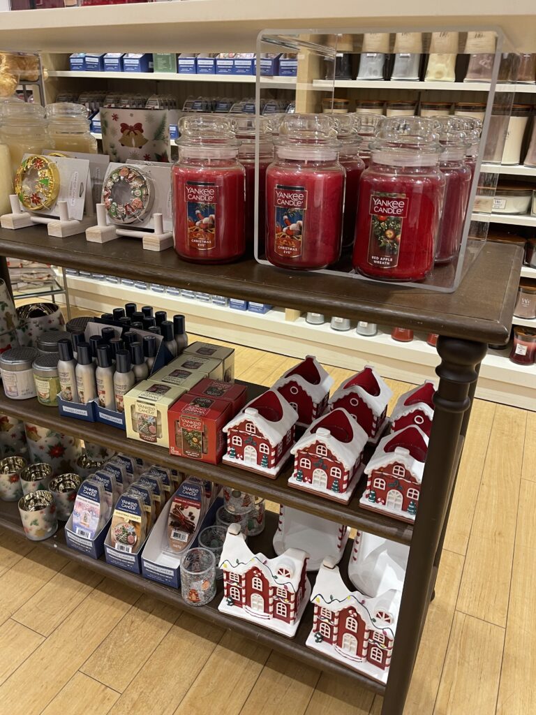 Holiday Magic: Yankee Candle's Bright Lights Winter Collection Display