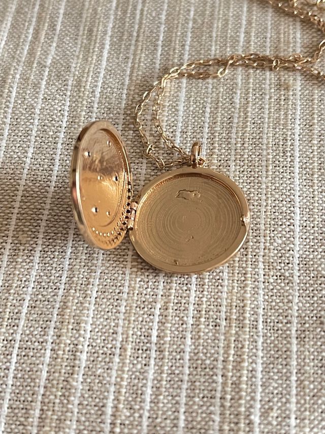 Check Out This Celestial Locket by Memento Mori NYC! locket open no photo