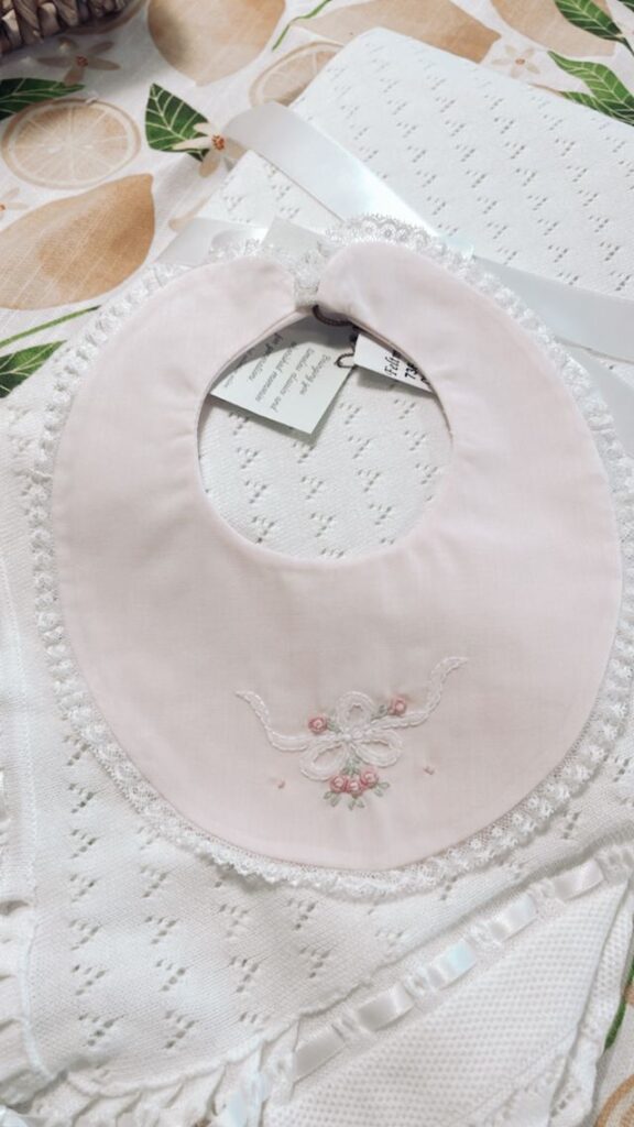 Curious About the Latest Trends in Baby Shower Gifting? vintage bow collection lace bib