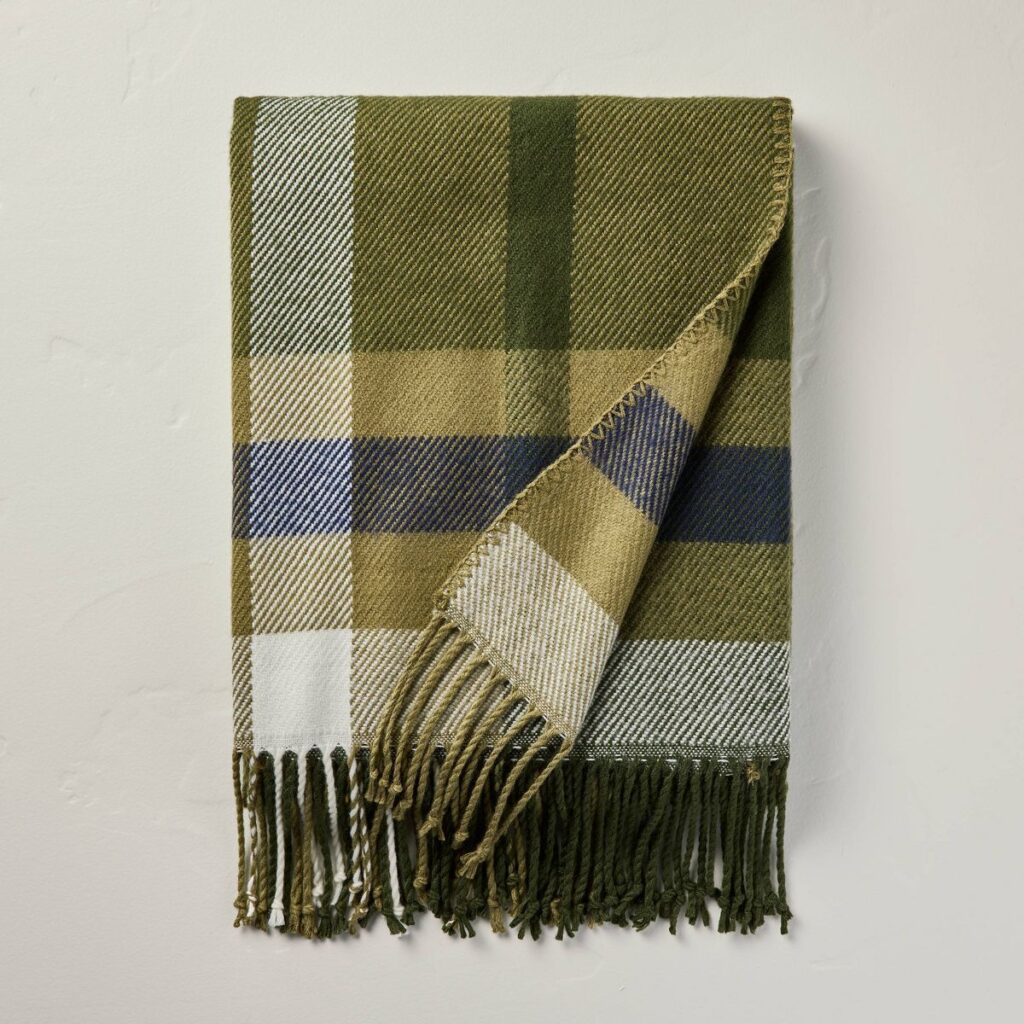 Stay Warm with a Fall Plaid Throw Blanket 🍂